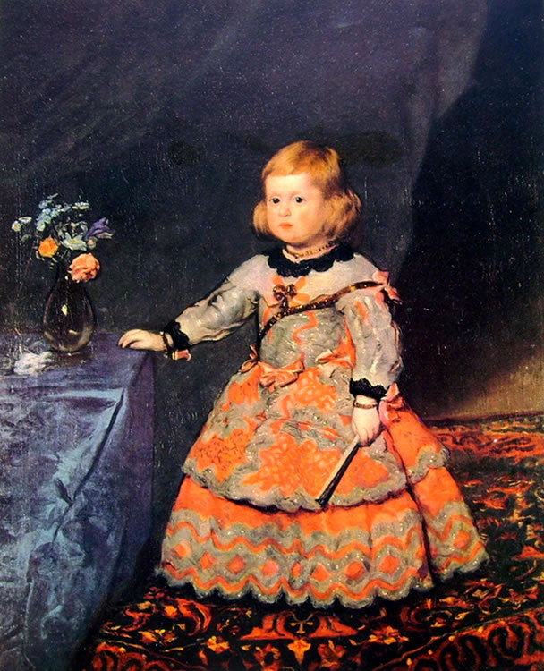 Photo:  Diego Velazquez, L'infanta Margarita a circa tre anni, Vienna Kunsthistorisches Museum